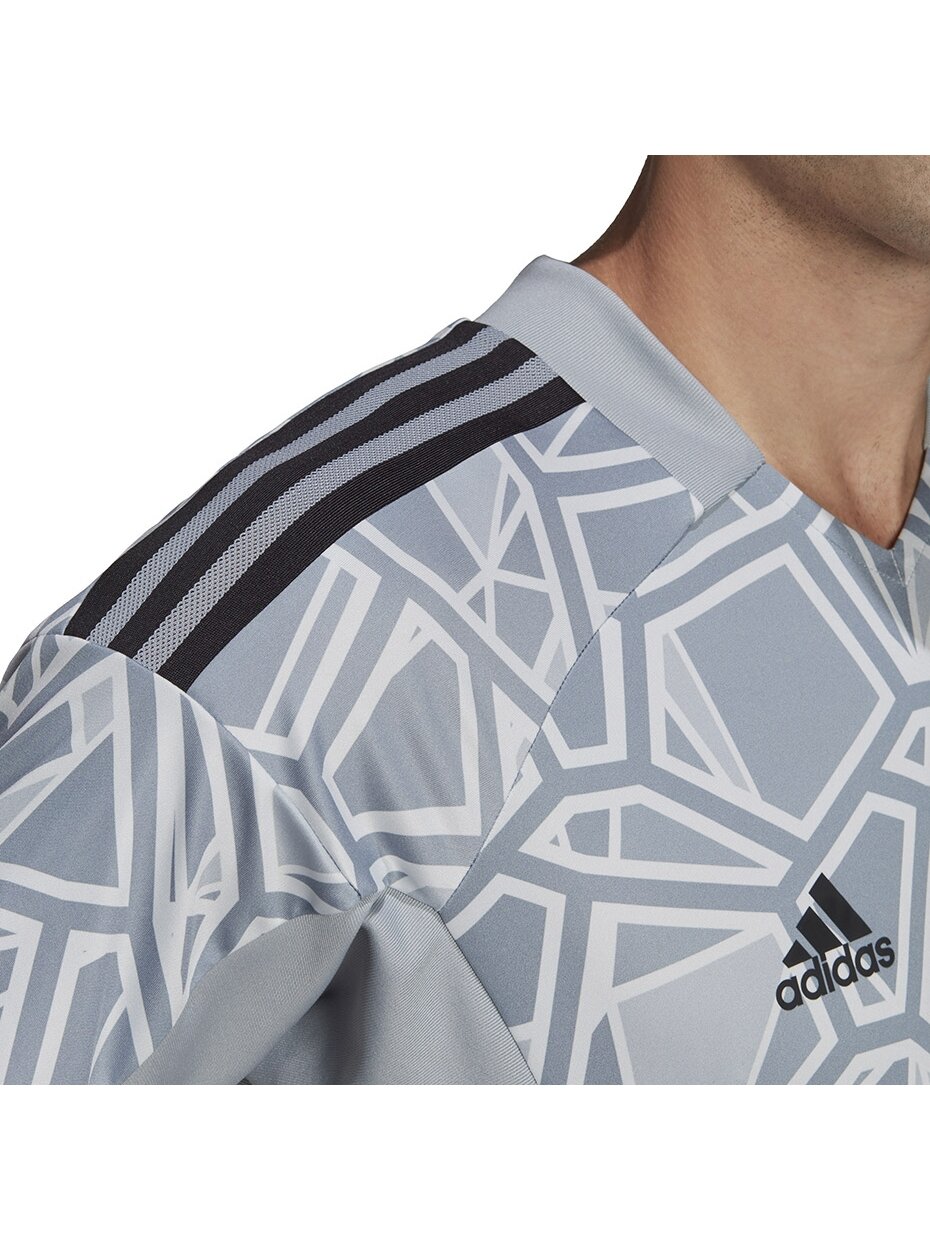 „Adidas Condivo 22“ vartininko marškinėliai trumpomis rankovėmis vyriški marškinėliai, pilki HB1622 5