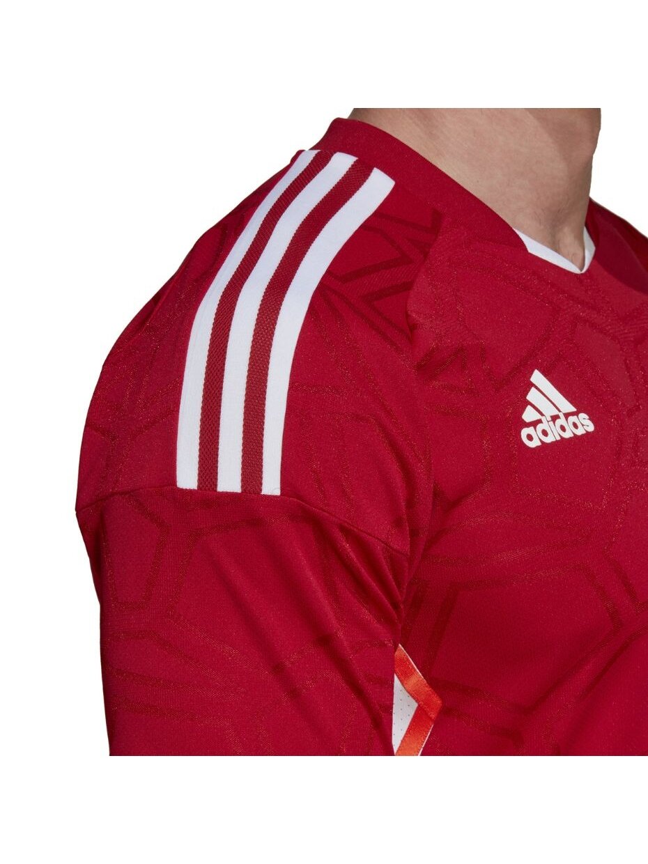Vyriški marškinėliai Adidas Condivo 22 Match Day Jersey, raudona HA3513 4 Vyriški marškinėliai Adidas Condivo 22 Match Day Jersey, raudona HA3513 4