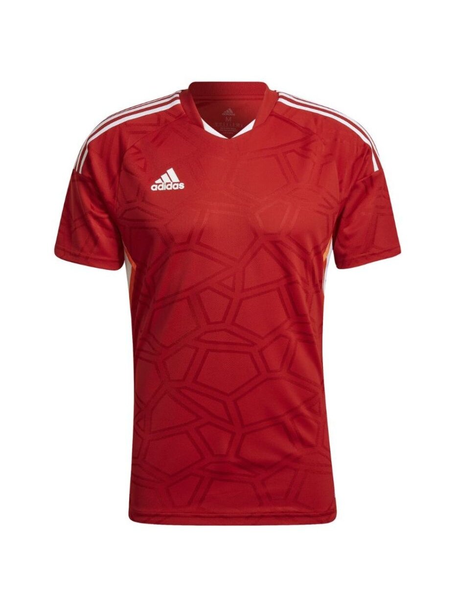 Vyriški marškinėliai Adidas Condivo 22 Match Day Jersey, raudona HA3513 Vyriški marškinėliai Adidas Condivo 22 Match Day Jersey, raudona HA3513