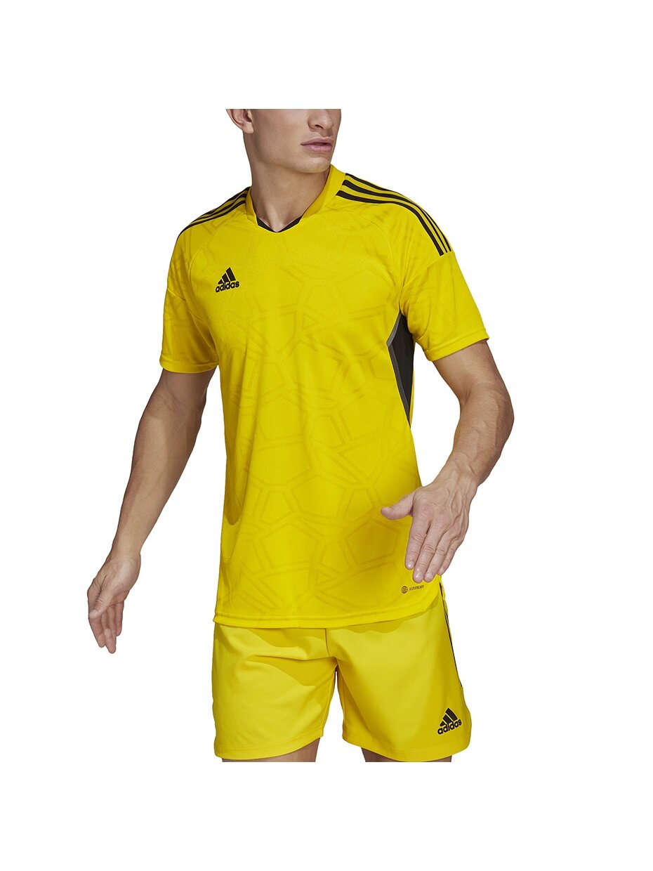 Vyriški marškinėliai Adidas Condivo 22 Match Day Jersey, geltoni HA3518 4 Vyriški marškinėliai Adidas Condivo 22 Match Day Jersey, geltoni HA3518 4