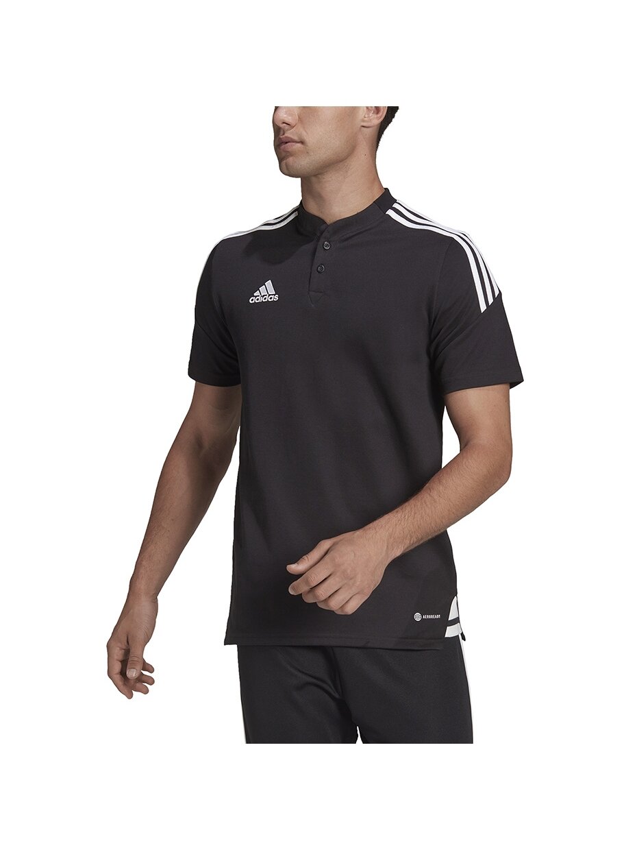 Adidas Condivo 22 Polo vyriški marškinėliai, juodi H44105 2 Adidas Condivo 22 Polo vyriški marškinėliai, juodi H44105 2