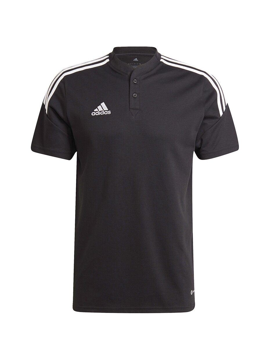 Adidas Condivo 22 Polo vyriški marškinėliai, juodi H44105 Adidas Condivo 22 Polo vyriški marškinėliai, juodi H44105