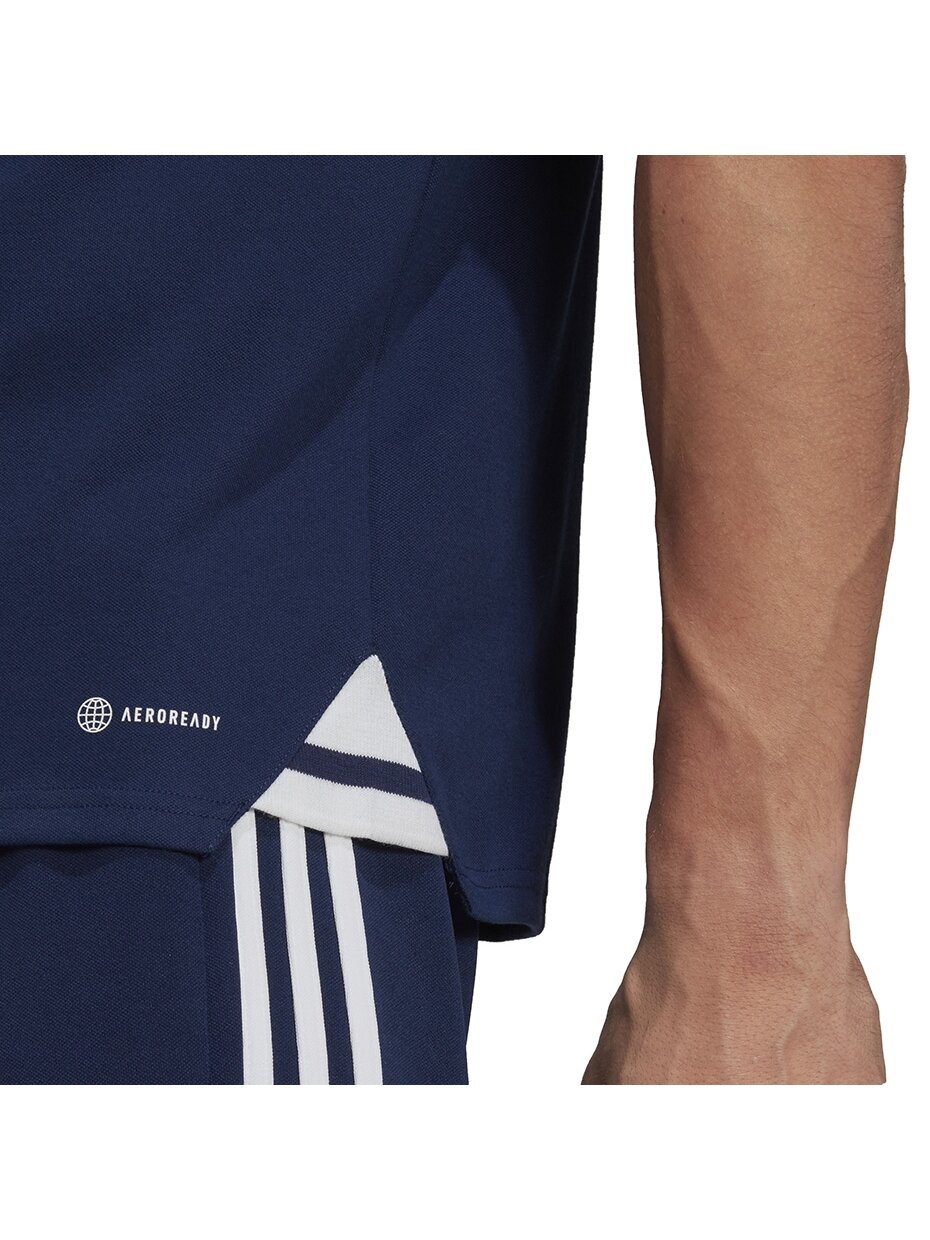 Adidas Condivo 22 Polo vyriški marškinėliai, tamsiai mėlyni H44108 4
