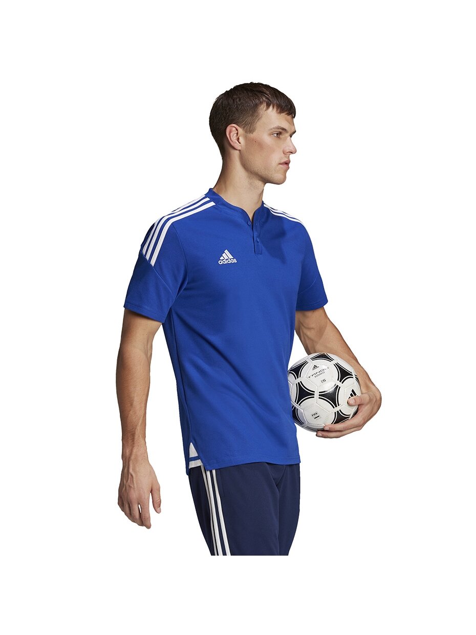 Vyriški marškinėliai Adidas Condivo 22 Polo mėlyni HG6307 4 Vyriški marškinėliai Adidas Condivo 22 Polo mėlyni HG6307 4