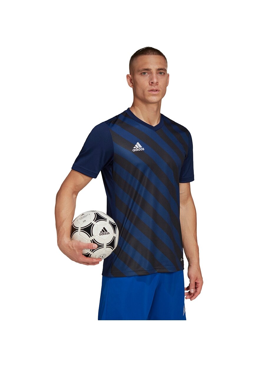 Vyriški marškinėliai Adidas Entrada 22 Graphic Jersey tamsiai mėlynos ir juodos spalvos HF0131 3 Vyriški marškinėliai Adidas Entrada 22 Graphic Jersey tamsiai mėlynos ir juodos spalvos HF0131 3