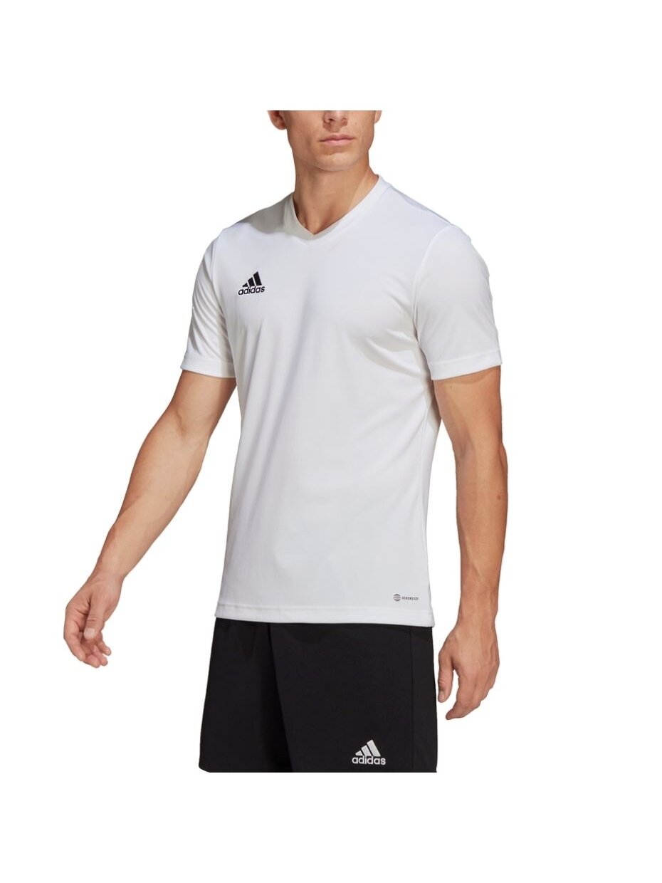 Vyriški marškinėliai Adidas Entrada 22 Jersey, balti HC5071 4 Vyriški marškinėliai Adidas Entrada 22 Jersey, balti HC5071 4