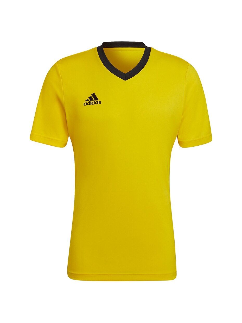 Vyriški marškinėliai Adidas Entrada 22 Jersey geltoni HI2122 1 Vyriški marškinėliai Adidas Entrada 22 Jersey geltoni HI2122 1