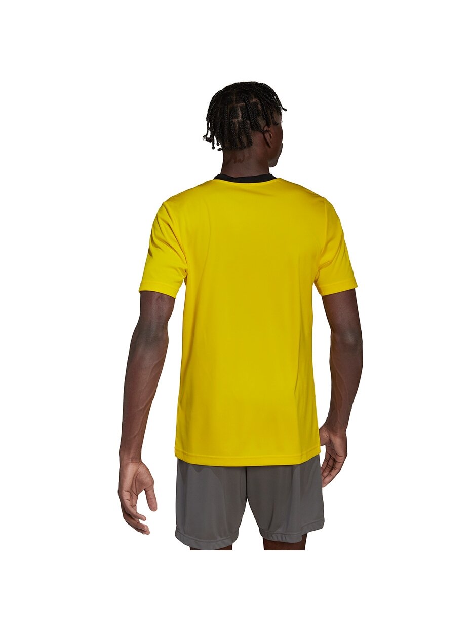 Vyriški marškinėliai Adidas Entrada 22 Jersey geltoni HI2122 4 Vyriški marškinėliai Adidas Entrada 22 Jersey geltoni HI2122 4