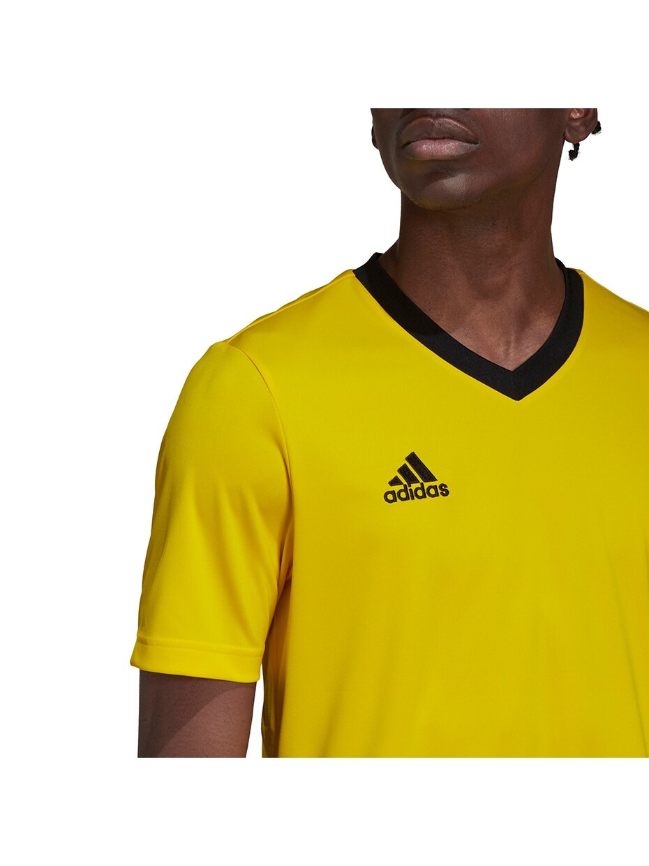 Vyriški marškinėliai Adidas Entrada 22 Jersey geltoni HI2122 7 Vyriški marškinėliai Adidas Entrada 22 Jersey geltoni HI2122 7