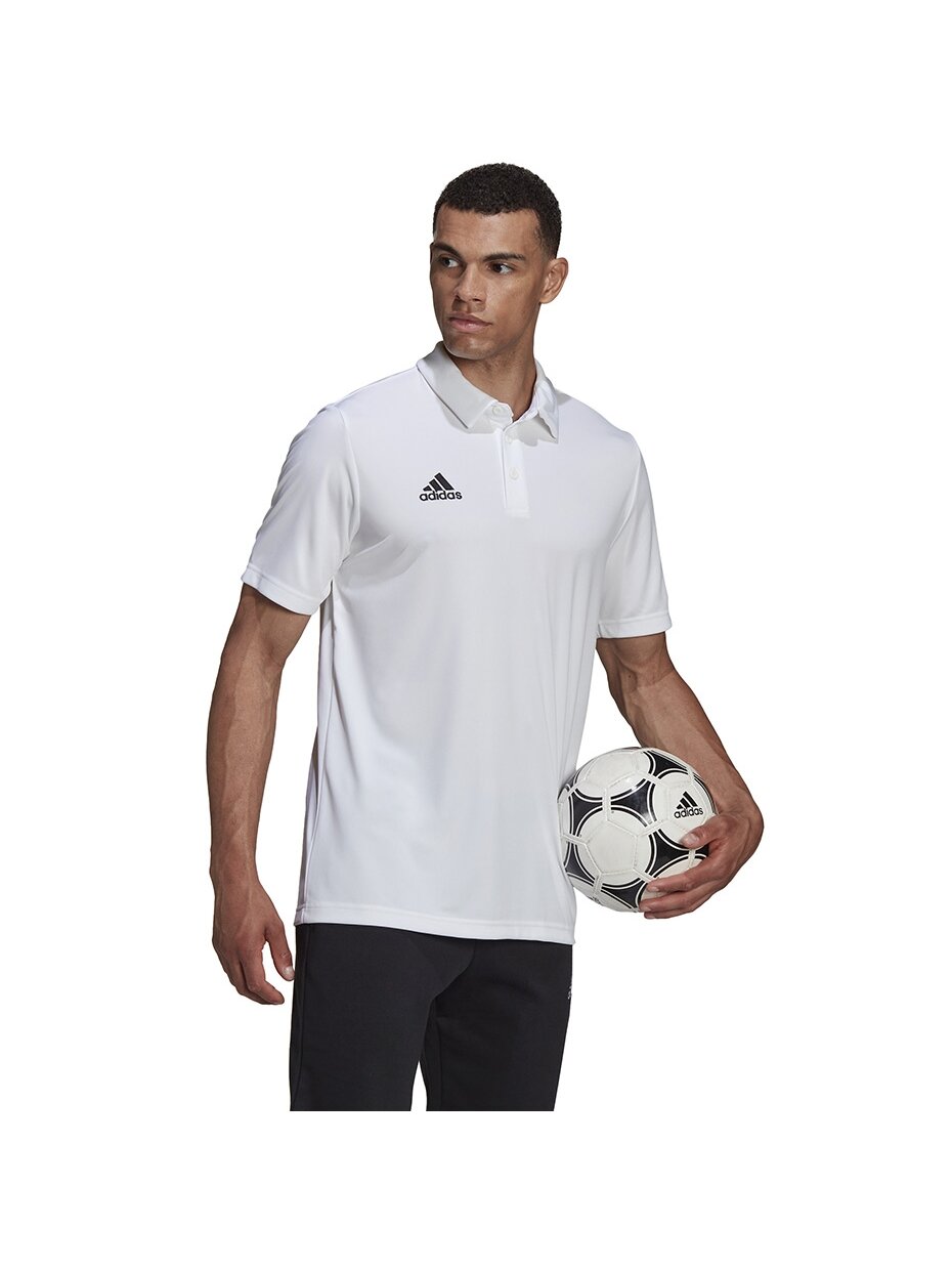 Adidas Entrada 22 Polo vyriški marškinėliai, balti HC5067 2 Adidas Entrada 22 Polo vyriški marškinėliai, balti HC5067 2