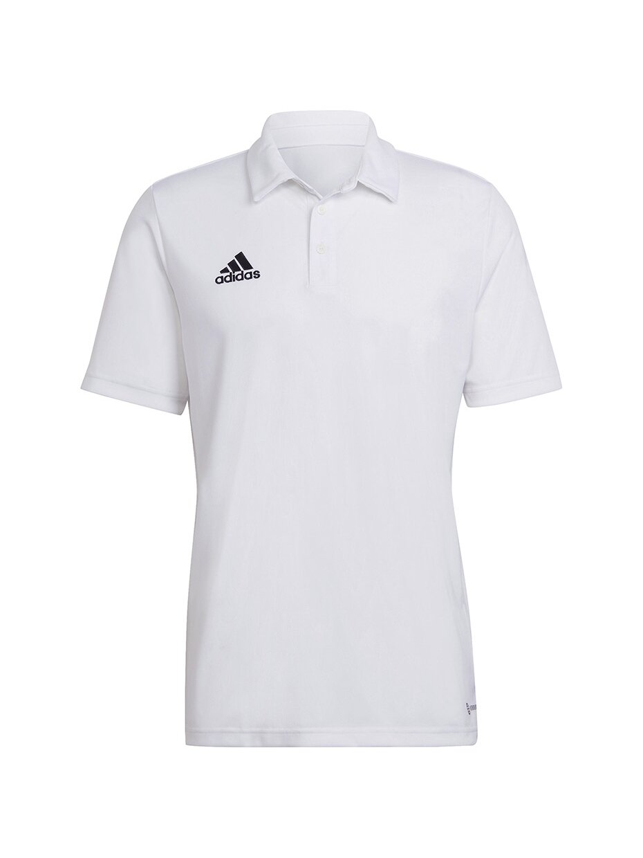 Adidas Entrada 22 Polo vyriški marškinėliai, balti HC5067 Adidas Entrada 22 Polo vyriški marškinėliai, balti HC5067