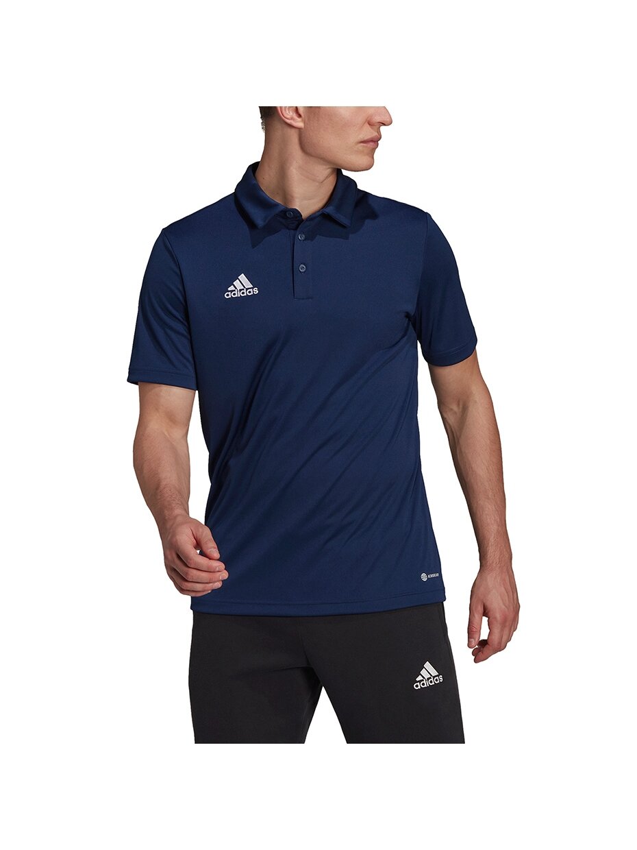 Adidas Entrada 22 Polo vyriški marškinėliai, tamsiai mėlyni H57487 2 Adidas Entrada 22 Polo vyriški marškinėliai, tamsiai mėlyni H57487 2