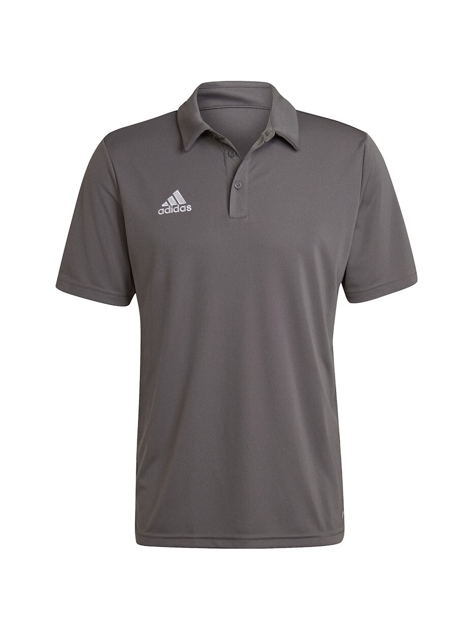 Adidas Entrada 22 Polo vyriški marškinėliai, pilki H57486 1 Adidas Entrada 22 Polo vyriški marškinėliai, pilki H57486 1