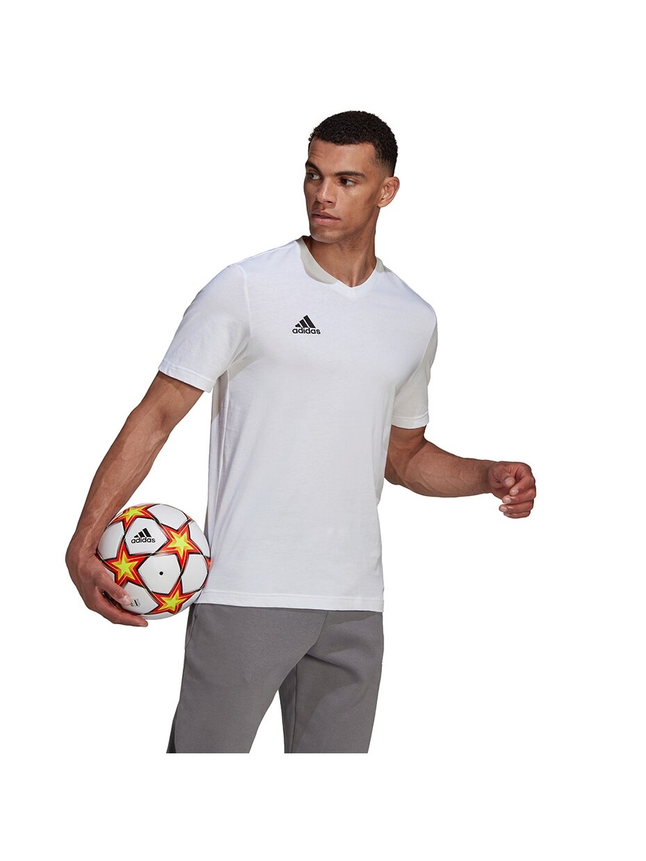 Adidas Entrada 22 Tee vyriški marškinėliai, balti HC0452 2