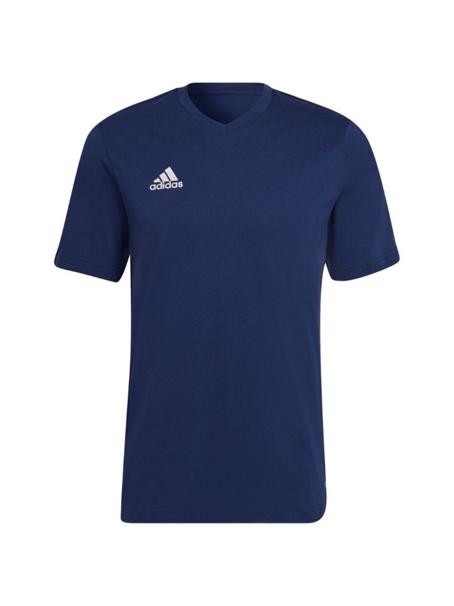 Vyriški marškinėliai Adidas Entrada 22 Tee, tamsiai mėlyna HC0450 1 Vyriški marškinėliai Adidas Entrada 22 Tee, tamsiai mėlyna HC0450 1