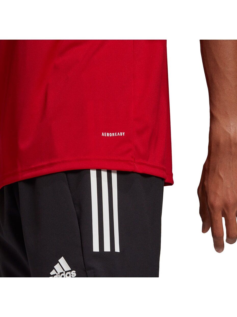 Adidas Squadra 21 Polo vyriški marškinėliai, raudoni GP6429 5 Adidas Squadra 21 Polo vyriški marškinėliai, raudoni GP6429 5