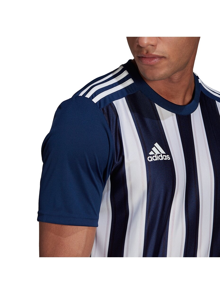 Vyriški marškinėliai Adidas Striped 21 Jersey, tamsiai mėlyni GN5847 2 Vyriški marškinėliai Adidas Striped 21 Jersey, tamsiai mėlyni GN5847 2