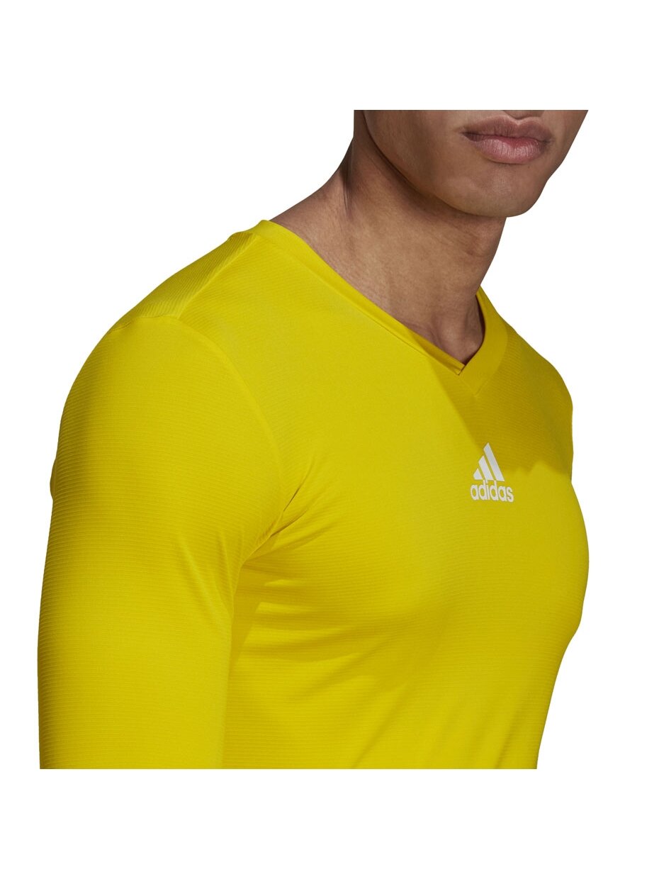 Vyriški adidas Team Base marškinėliai geltoni GN7506 Vyriški adidas Team Base marškinėliai geltoni GN7506