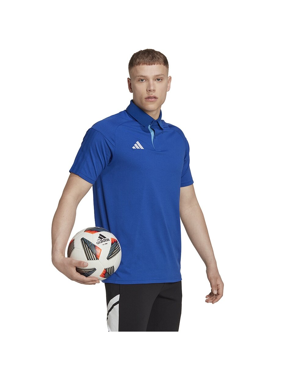 Vyriški marškinėliai adidas Tiro 23 Competition Polo mėlyni HU1342 2 Vyriški marškinėliai adidas Tiro 23 Competition Polo mėlyni HU1342 2