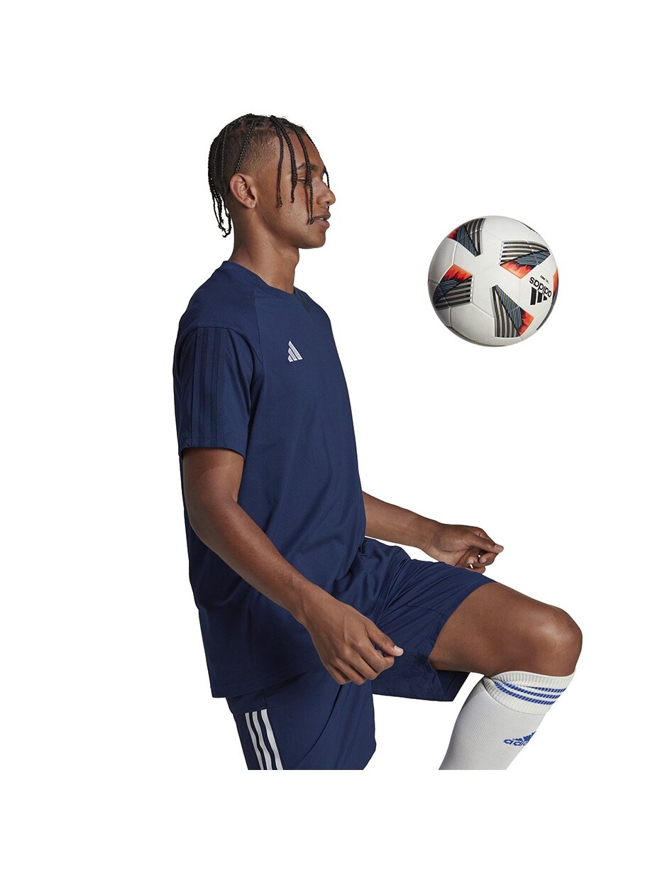 Vyriški marškinėliai Adidas Tiro 23 Competition Tee, tamsiai mėlyna HK8035 3 Vyriški marškinėliai Adidas Tiro 23 Competition Tee, tamsiai mėlyna HK8035 3