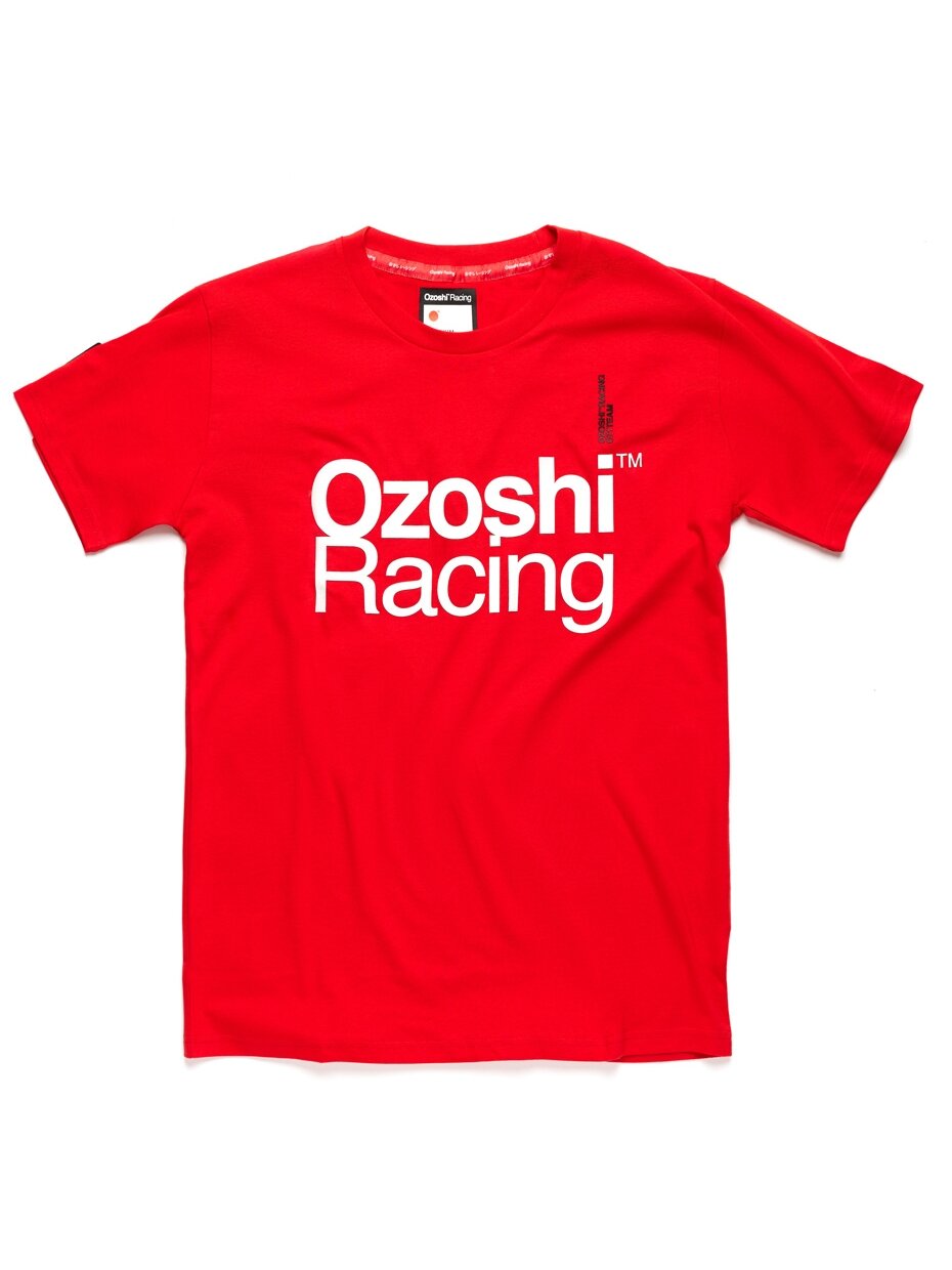 Ozoshi Satoru vyriški marškinėliai raudoni O20TSRACE006 Ozoshi Satoru vyriški marškinėliai raudoni O20TSRACE006