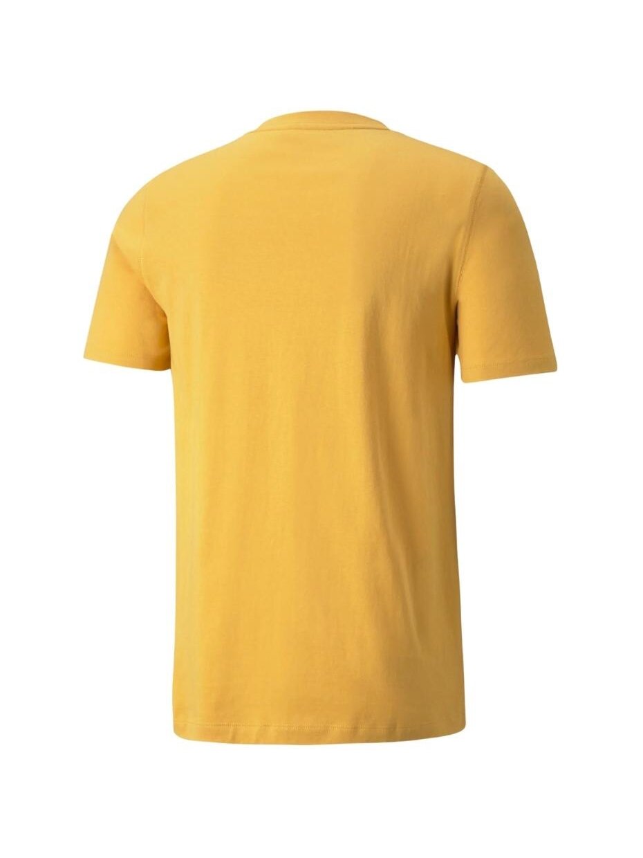 Puma Modern Basics Tee vyriški marškinėliai, geltoni 589345 37 Puma Modern Basics Tee vyriški marškinėliai, geltoni 589345 37
