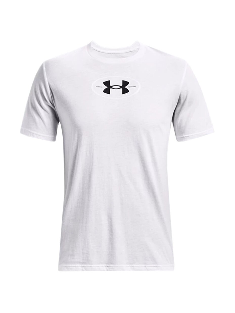 Under Armour Repeat Ss grafika vyriški marškinėliai balti 1371264 100 Under Armour Repeat Ss grafika vyriški marškinėliai balti 1371264 100