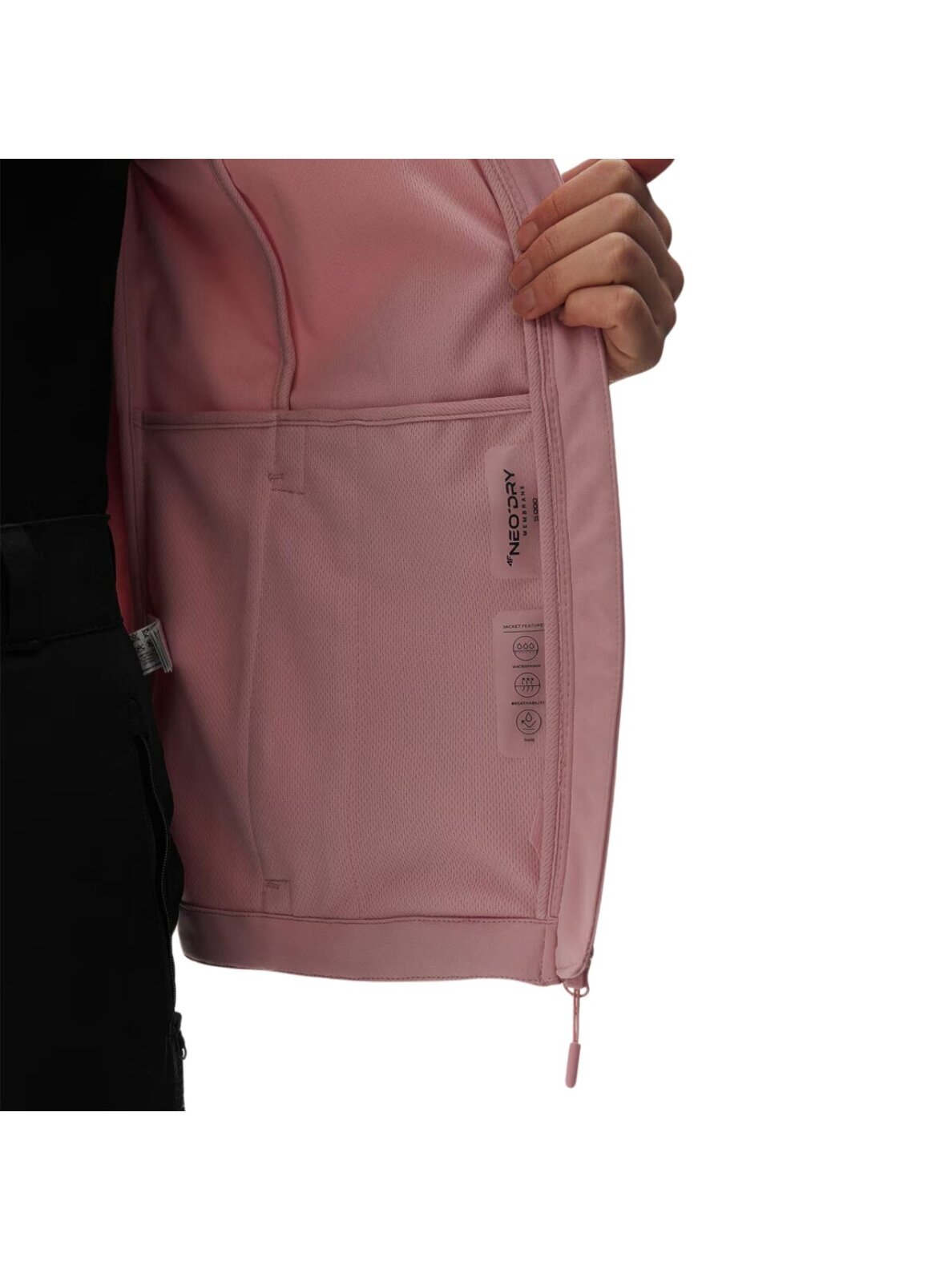 Moteriška softshell striukė 4F F215 šviesiai rožinė 4FWSS24TSOFF215 56S 5