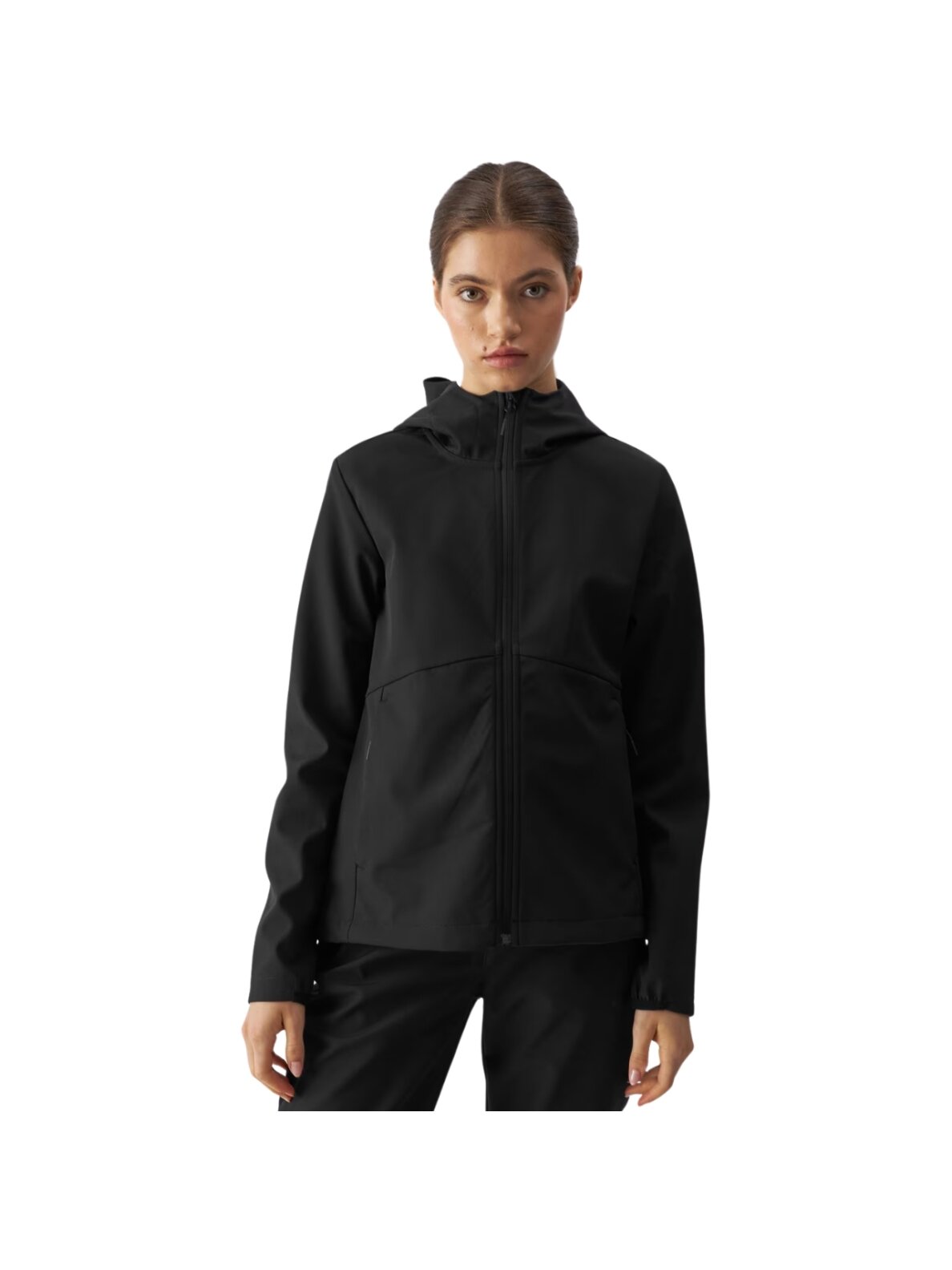 Moteriška softshell striukė 4F F285 giliai juoda 4FWAW24TSOFF285 20S Moteriška softshell striukė 4F F285 giliai juoda 4FWAW24TSOFF285 20S