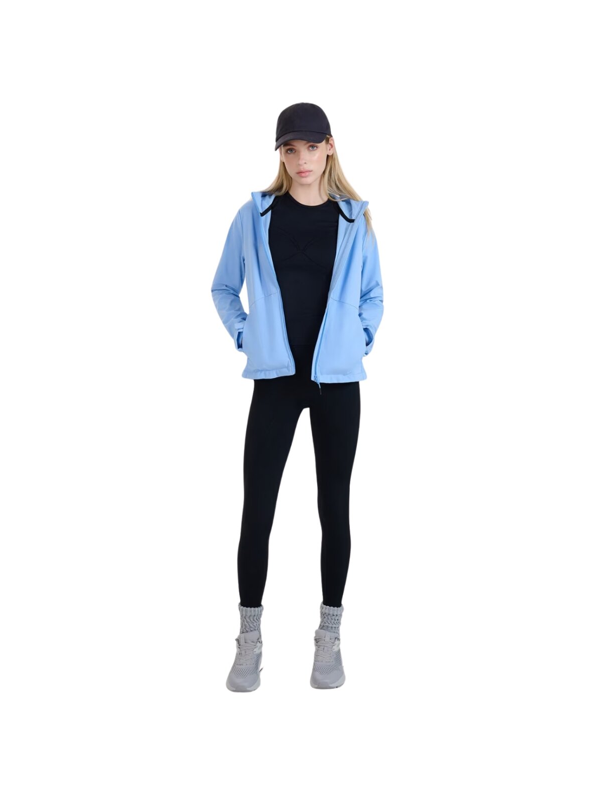 4F Softshell striukė moterims mėlyna F320 5