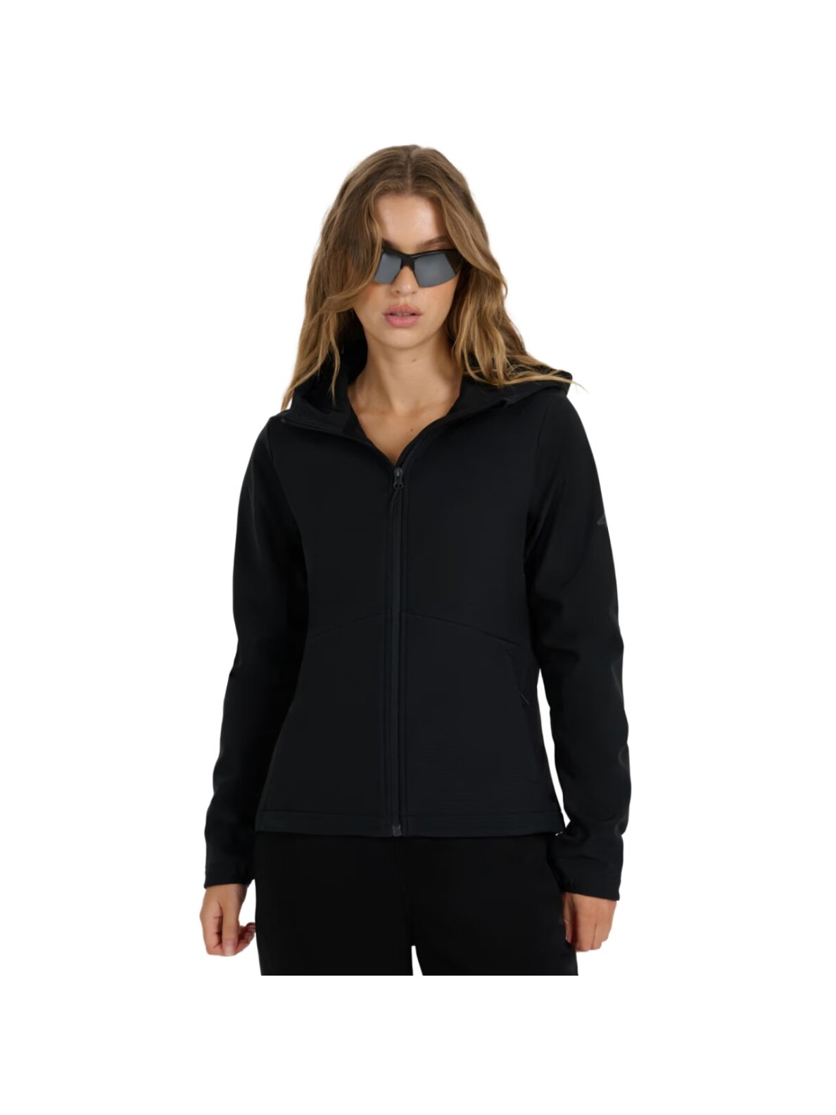 4F moterų softshell striukė F359 giliai juoda 4F moterų softshell striukė F359 giliai juoda