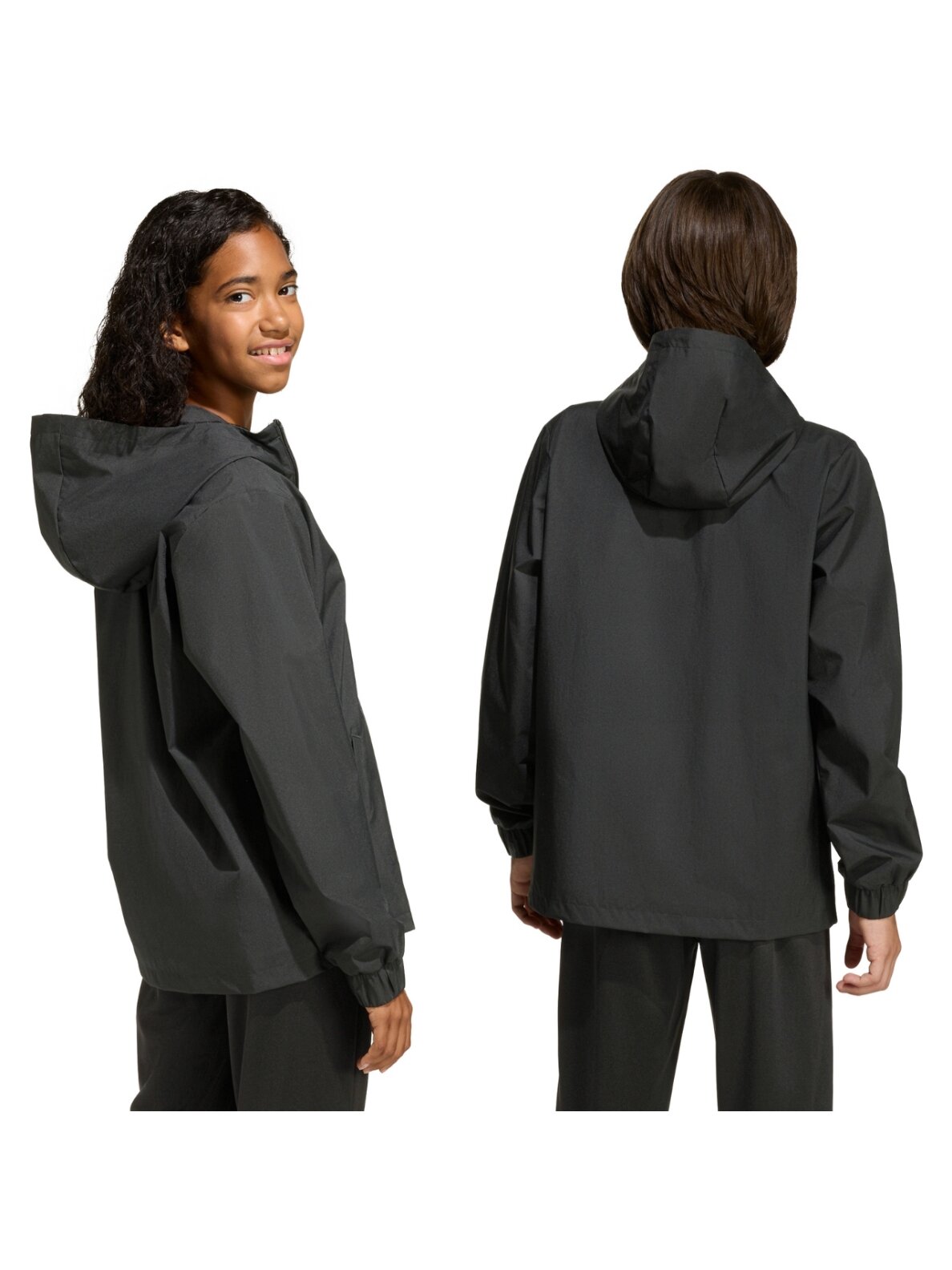 Adidas Entrada 26 All Weather vaikiška striukė juoda JZ9104 2