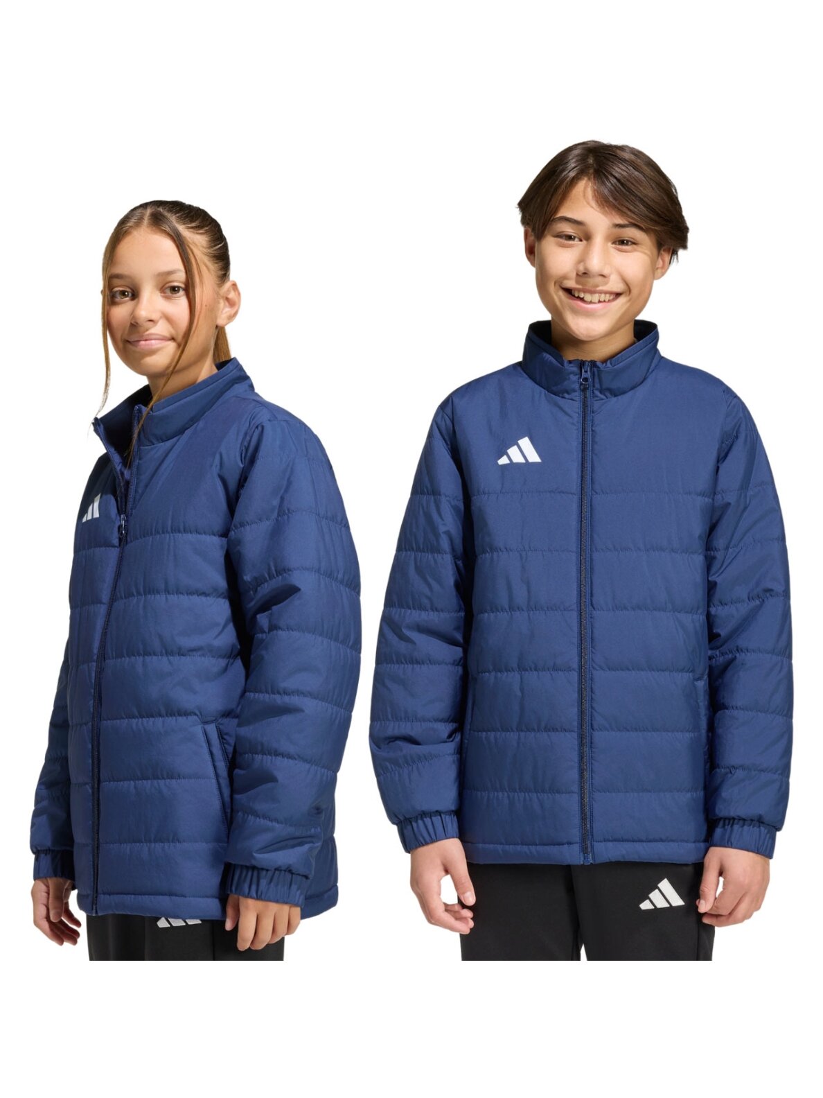 Adidas Entrada 26 Light vaikams tamsiai mėlyna striukė JZ9125 Adidas Entrada 26 Light vaikams tamsiai mėlyna striukė JZ9125
