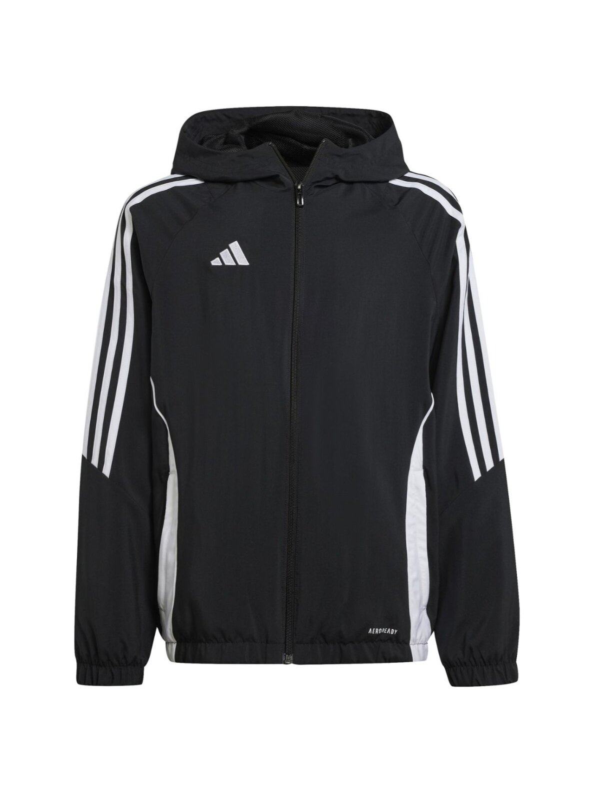 Adidas Tiro 24 vaikiška striukė juoda IM8798 Adidas Tiro 24 vaikiška striukė juoda IM8798