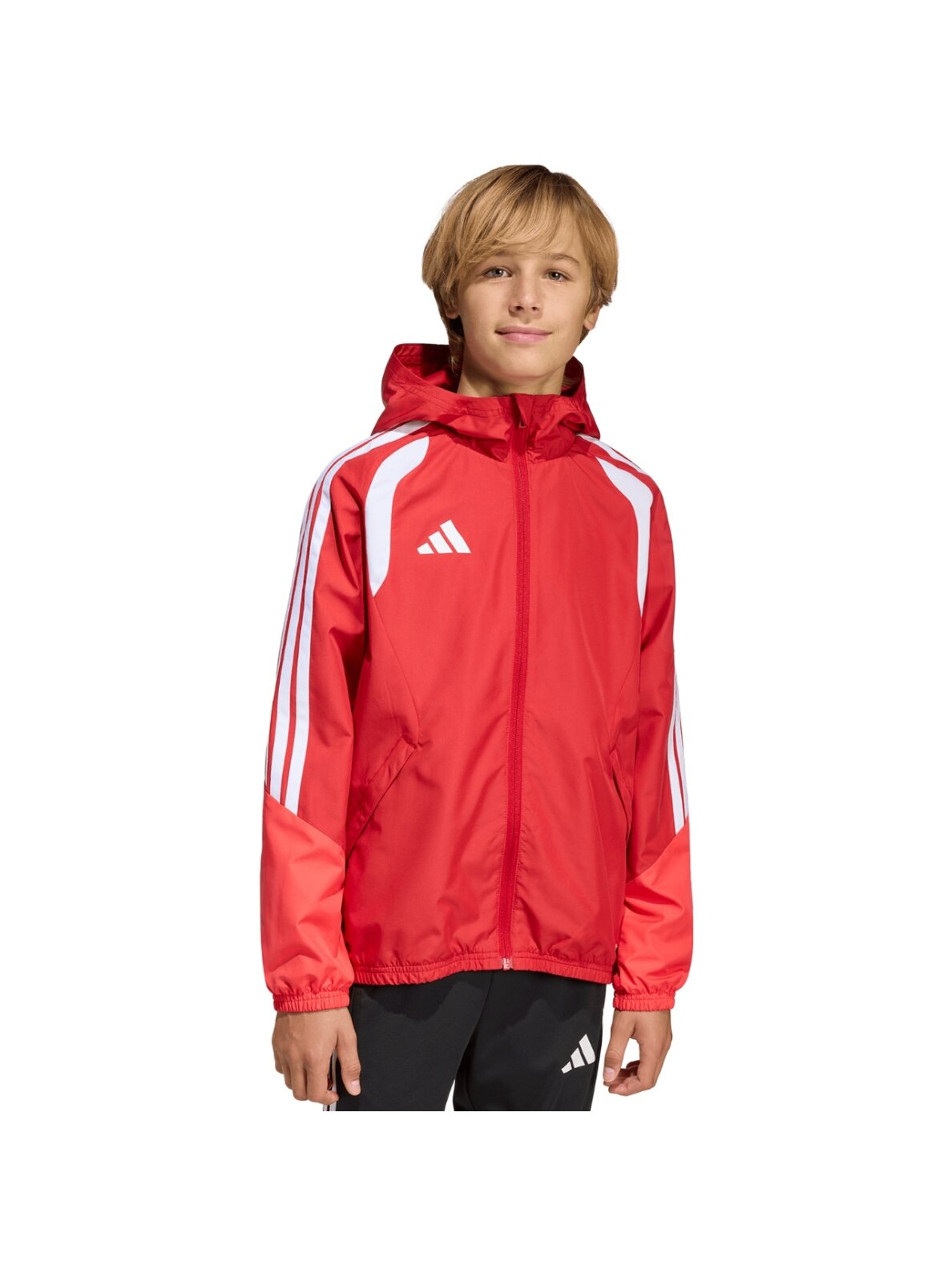 Adidas Tiro 26 Competition All Weather vaikiška striukė raudona KB0155 3 Adidas Tiro 26 Competition All Weather vaikiška striukė raudona KB0155 3