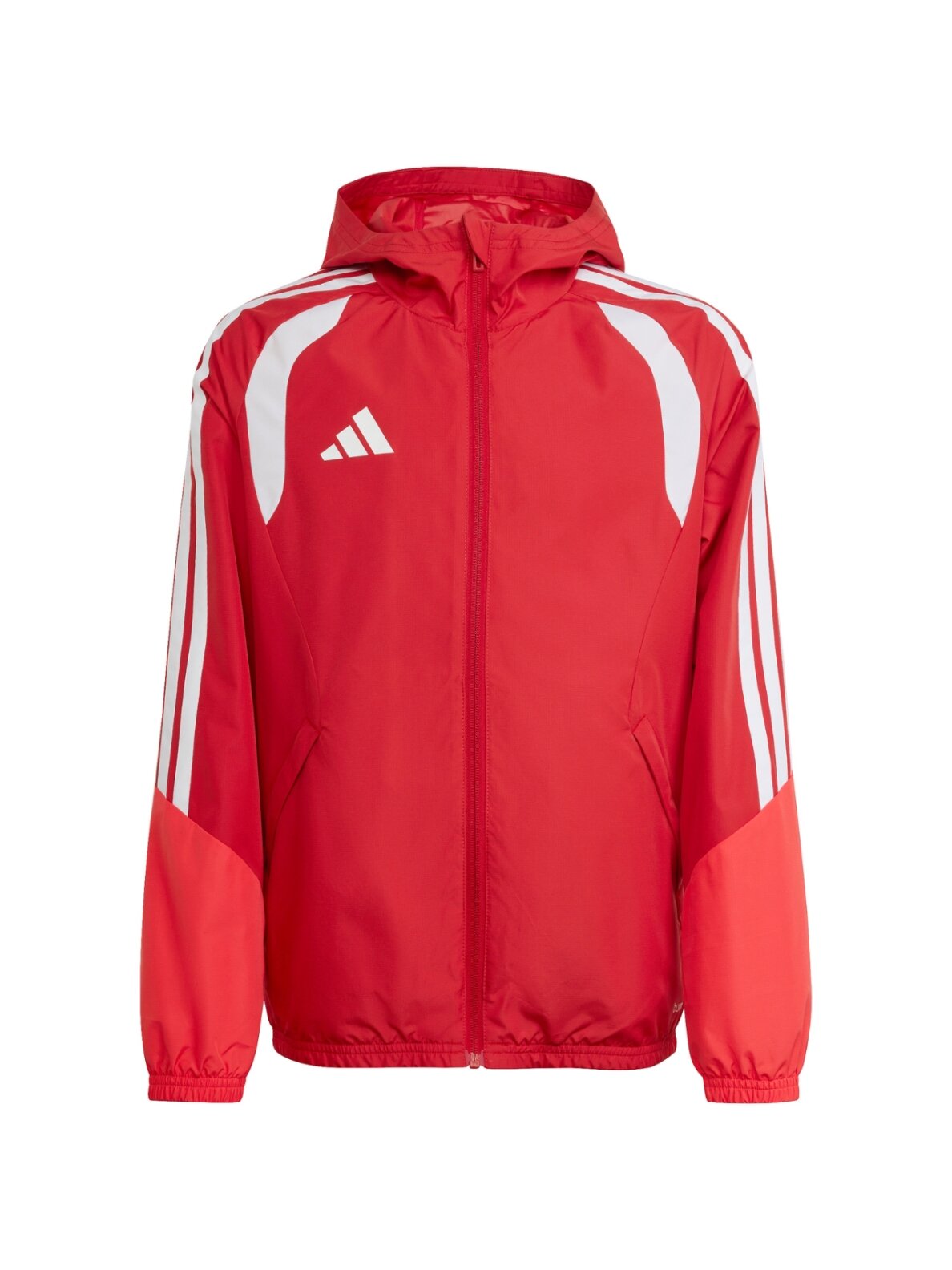 Adidas Tiro 26 Competition All Weather vaikiška striukė raudona KB0155 1 Adidas Tiro 26 Competition All Weather vaikiška striukė raudona KB0155 1