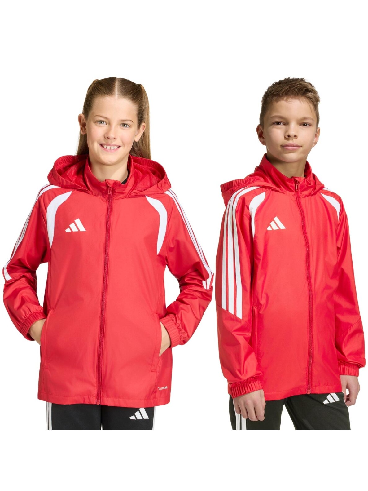 Adidas Tiro 26 League Windbreaker vaikų striukė raudona JY9724