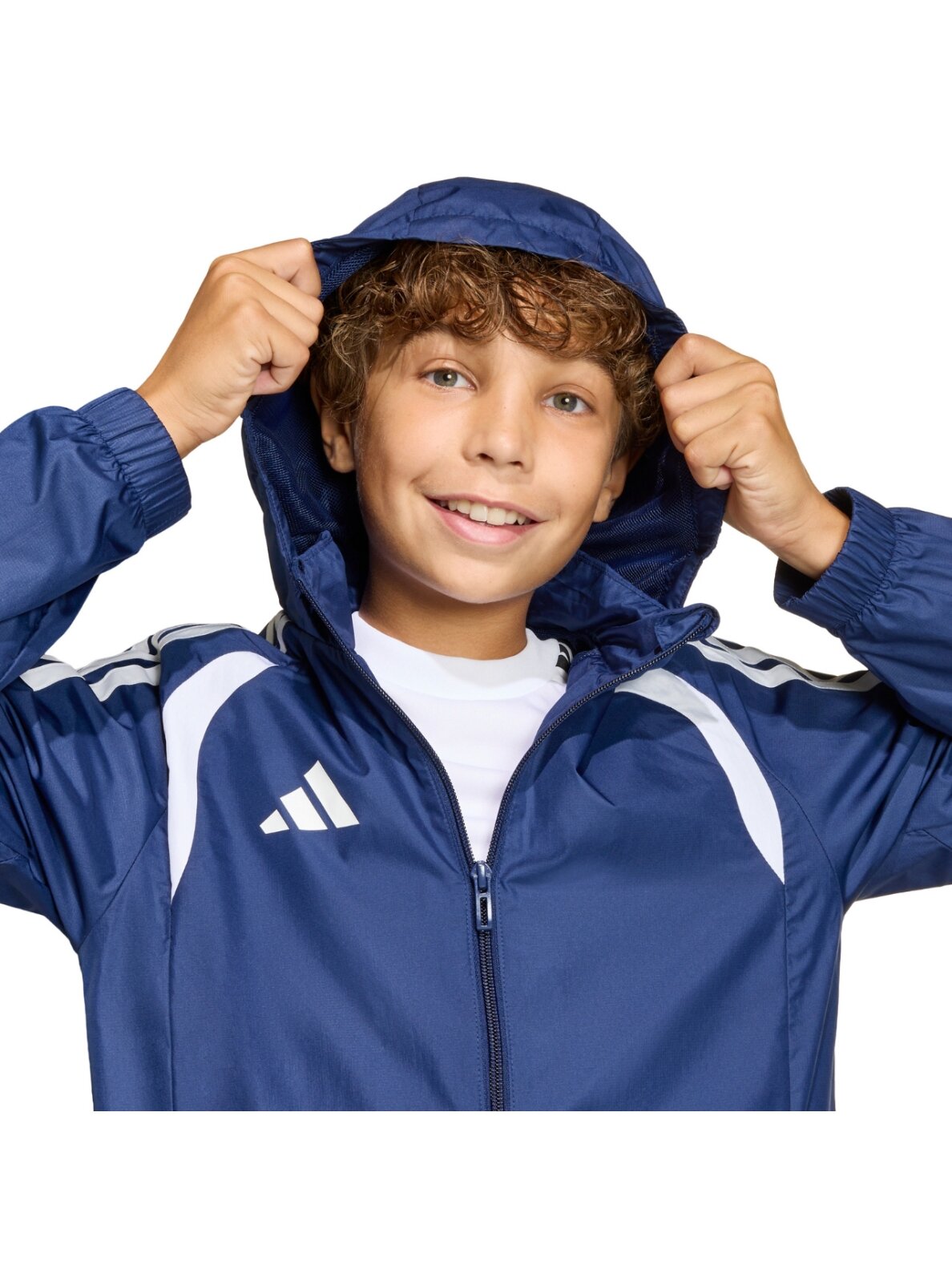 Adidas Tiro 26 League Windbreaker vaikams tamsiai mėlyna JY9725 5 Adidas Tiro 26 League Windbreaker vaikams tamsiai mėlyna JY9725 5