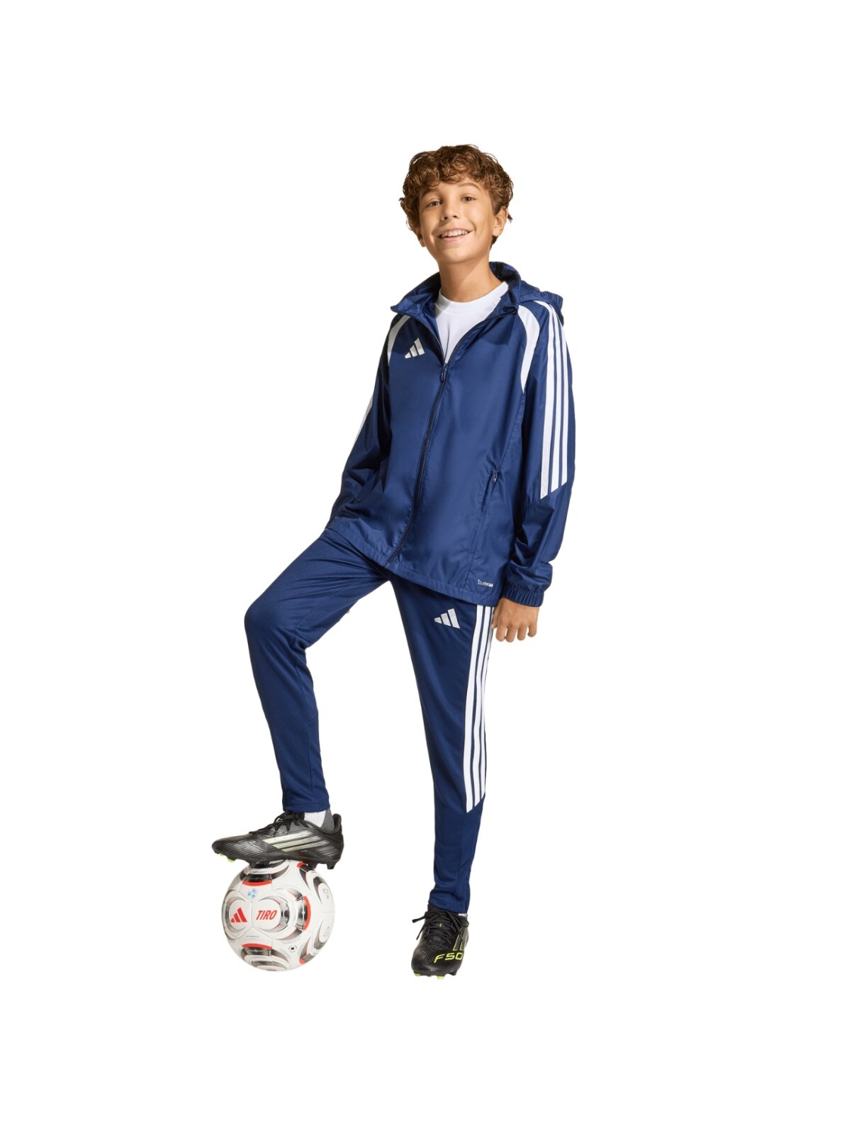 Adidas Tiro 26 League Windbreaker vaikams tamsiai mėlyna JY9725 7