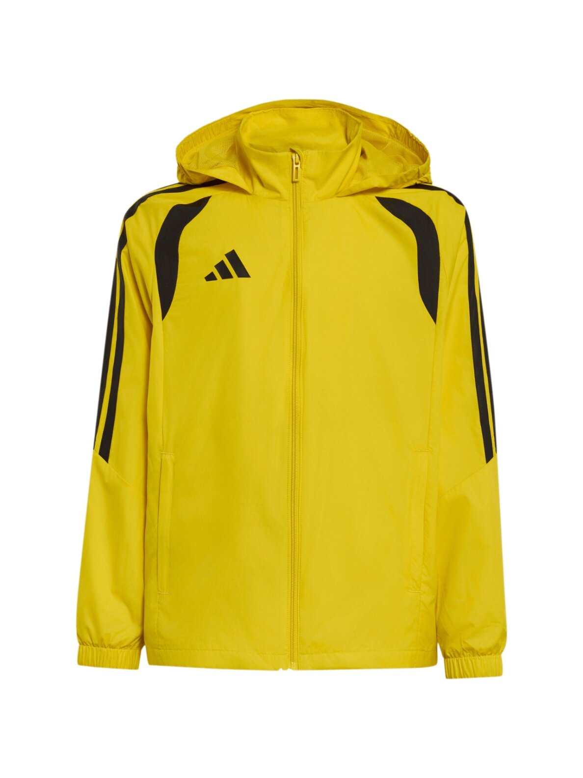 Vaikų striukė adidas Tiro 26 League Windbreaker geltona KT2425 Vaikų striukė adidas Tiro 26 League Windbreaker geltona KT2425