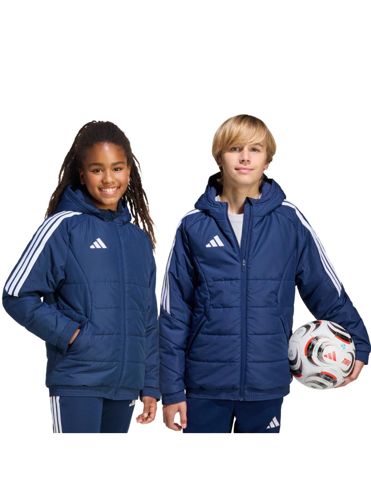 Adidas Tiro 26 Winter vaikams žieminė striukė tamsiai mėlyna KA8026 Adidas Tiro 26 Winter vaikams žieminė striukė tamsiai mėlyna KA8026