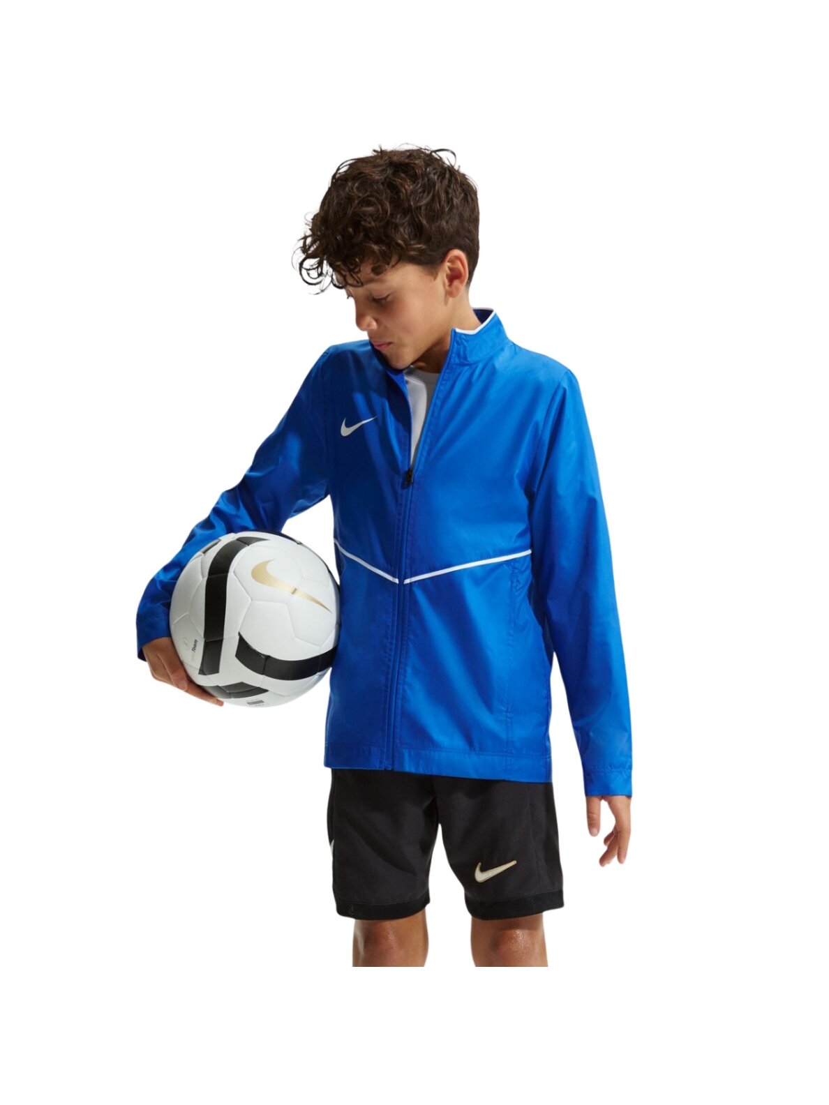 Nike Park 26 Rain vaikams mėlyna striukė HM7269 463 Nike Park 26 Rain vaikams mėlyna striukė HM7269 463