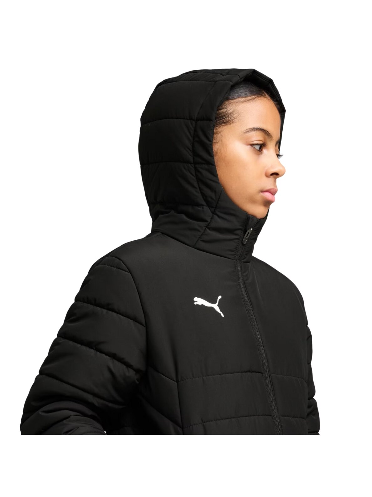 Puma Team Additions Padded Hooded vaikiška striukė juoda 659738 03 4 Puma Team Additions Padded Hooded vaikiška striukė juoda 659738 03 4