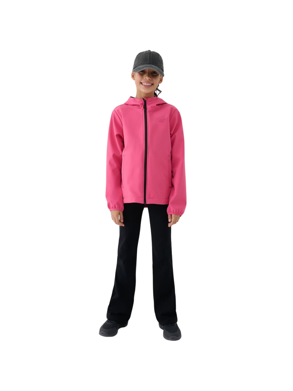 4F softshell striukė mergaitėms F305 rožinė 4FJWSS25TSOFF305 54S 4