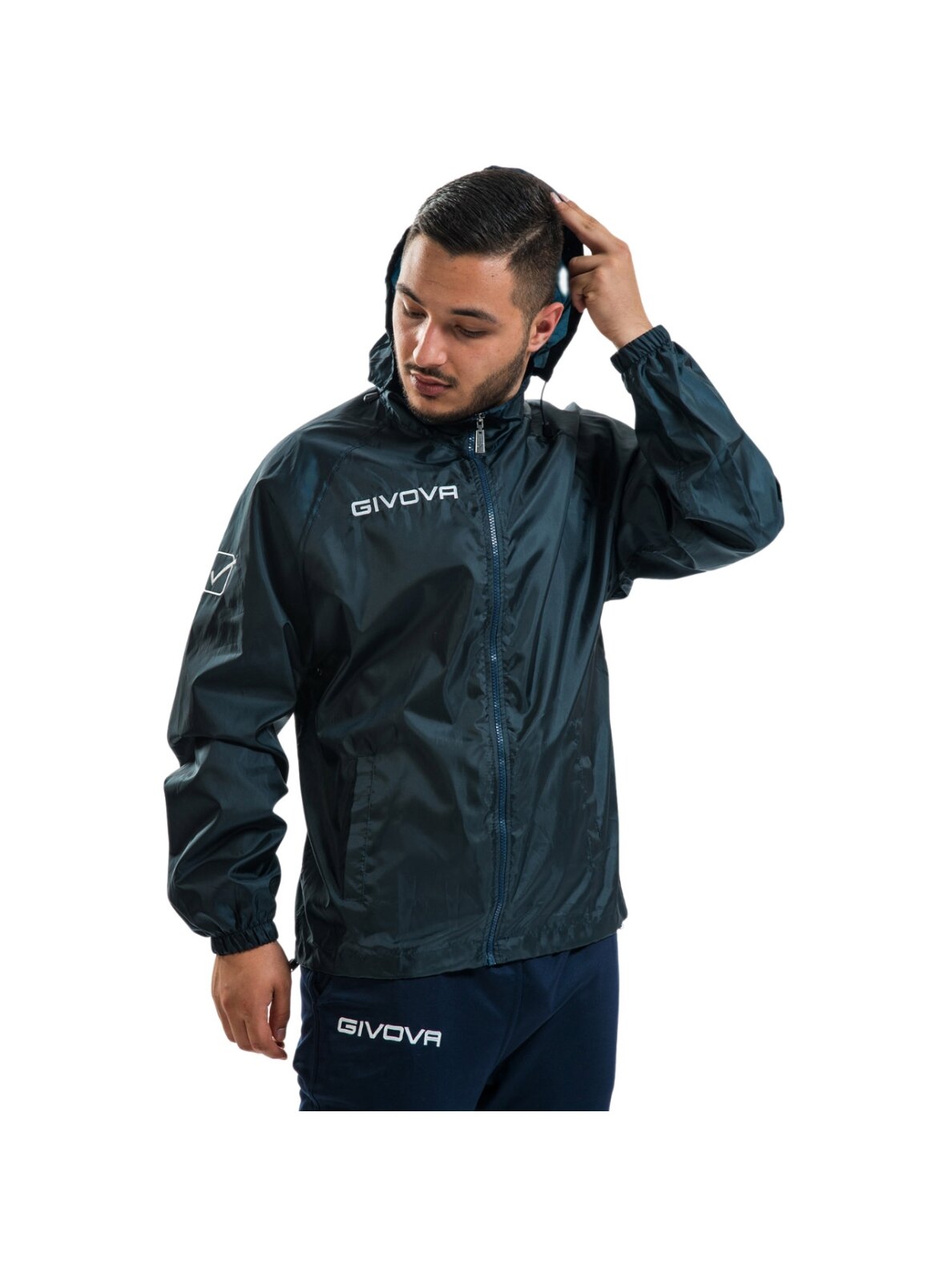 Givova Rain Basico striukė, tamsiai mėlyna RJ001 0004