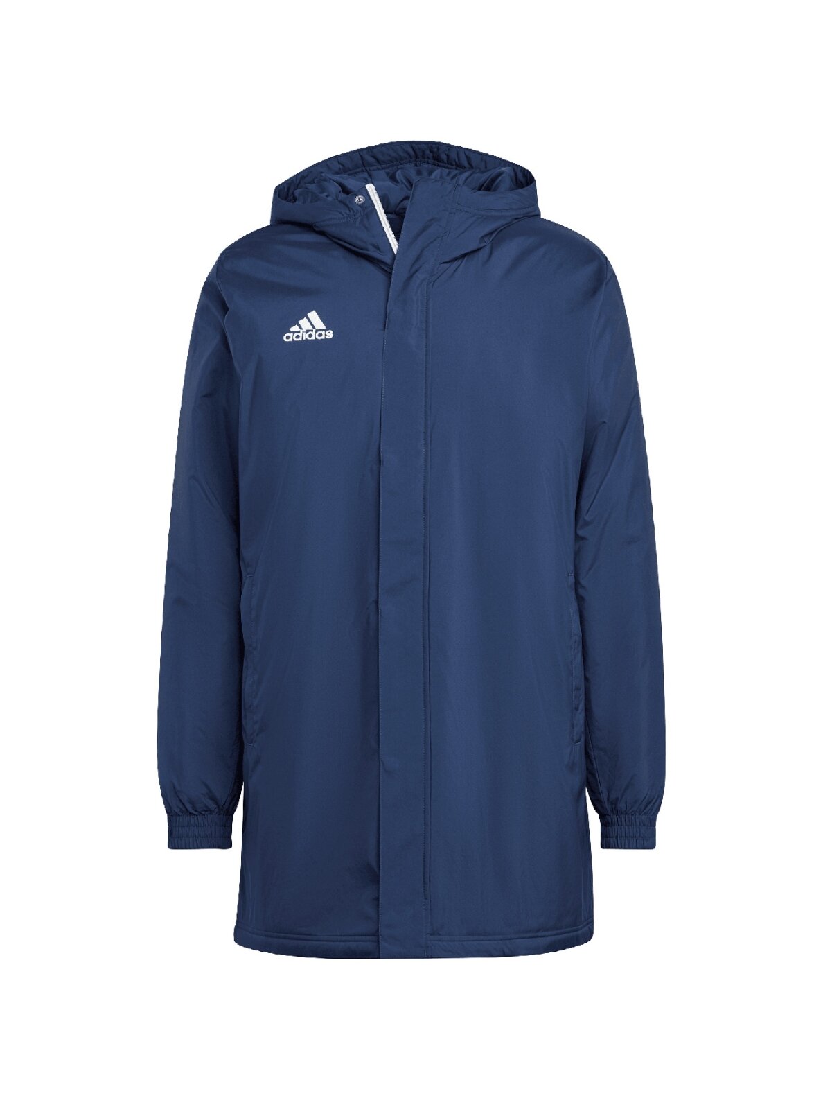 Vyriška Adidas Entrada 22 stadiono striukė, tamsiai mėlyna IB6077 Vyriška Adidas Entrada 22 stadiono striukė, tamsiai mėlyna IB6077