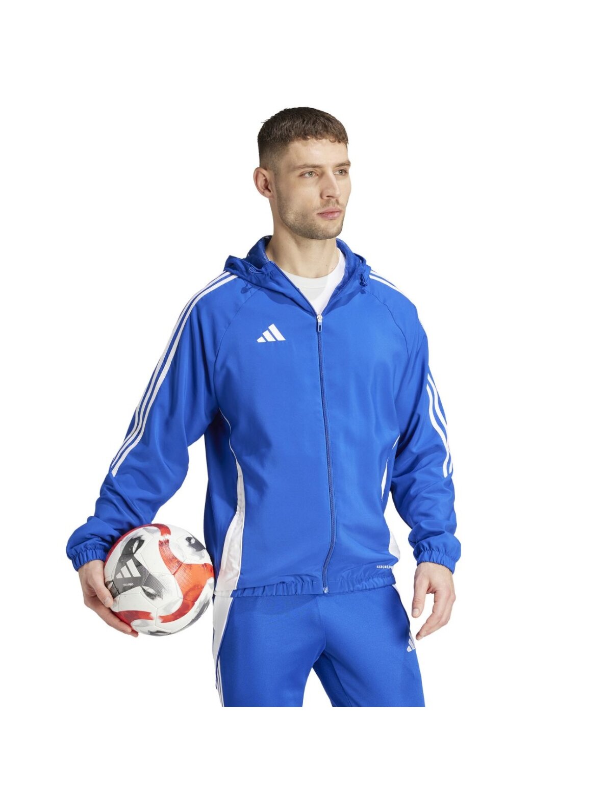Vyriška striukė Adidas Tiro 24 mėlyna IM8811 3 Vyriška striukė Adidas Tiro 24 mėlyna IM8811 3