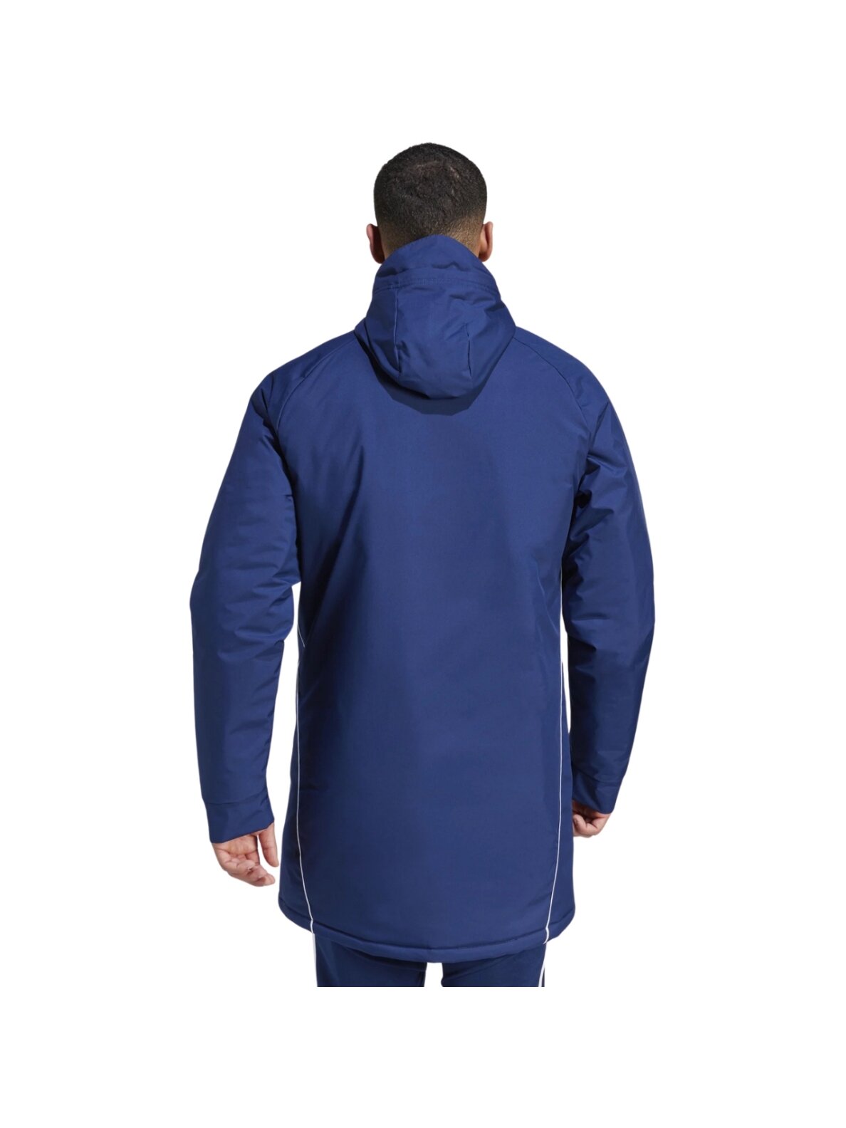 Adidas Tiro 24 Stadium Parka vyrams mėlyna IR9495 2 Adidas Tiro 24 Stadium Parka vyrams mėlyna IR9495 2