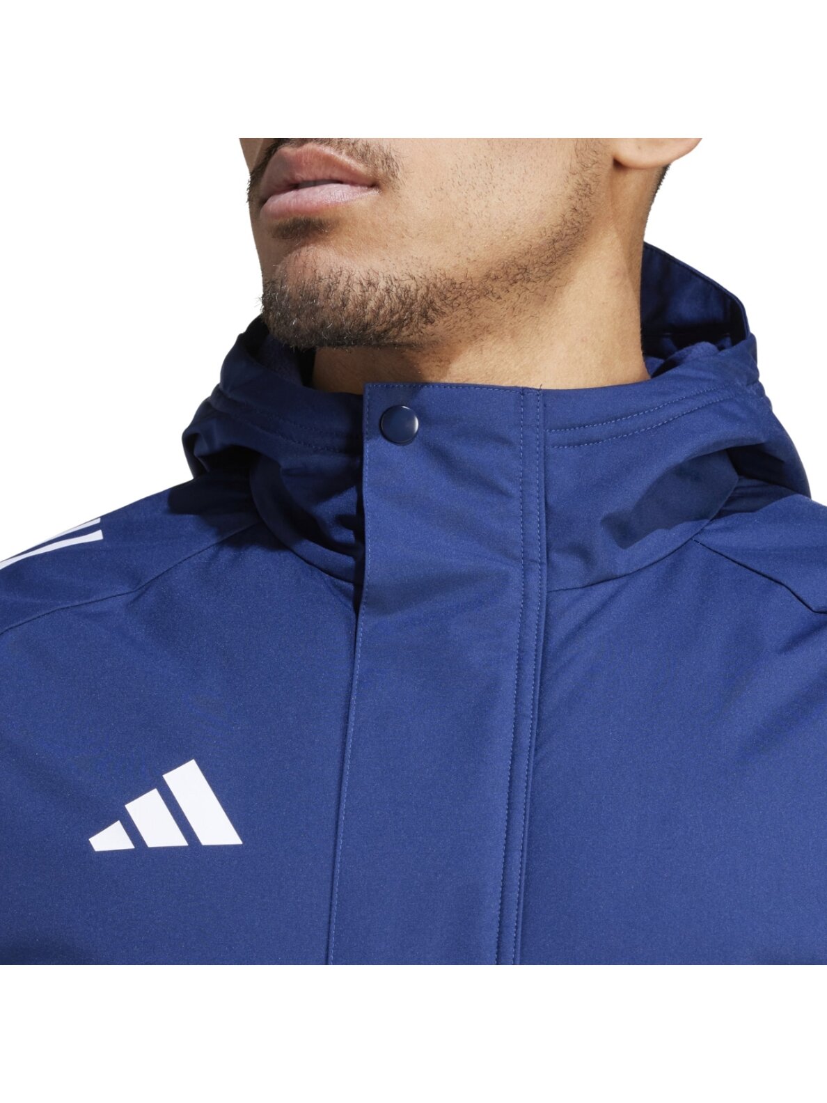 Adidas Tiro 24 Stadium Parka vyrams mėlyna IR9495 3 Adidas Tiro 24 Stadium Parka vyrams mėlyna IR9495 3