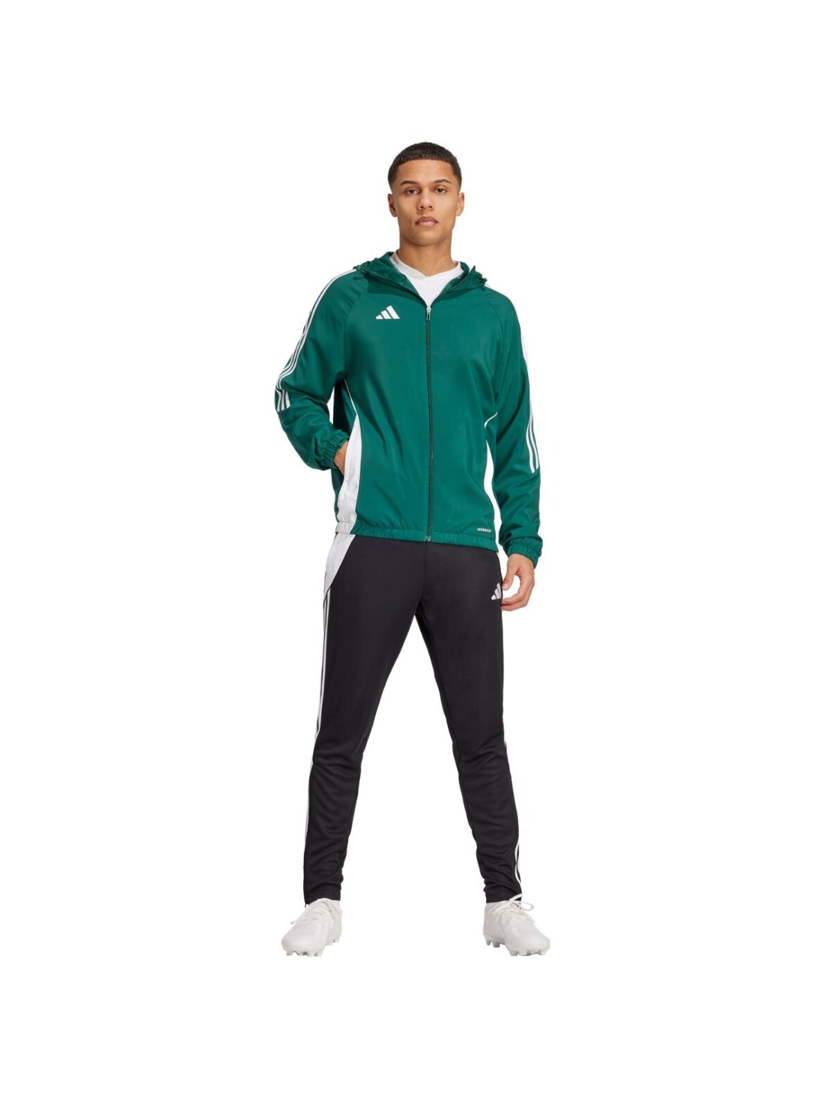 Adidas Tiro 24 vyriška striukė žalia IM8810 3 Adidas Tiro 24 vyriška striukė žalia IM8810 3